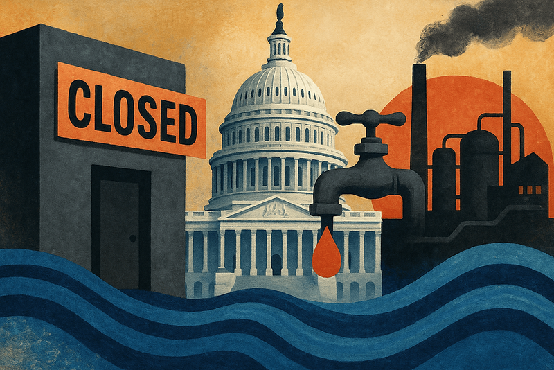 How a U.S. Government Shutdown Could Impact Water Treatment & the Industries That Depend on It