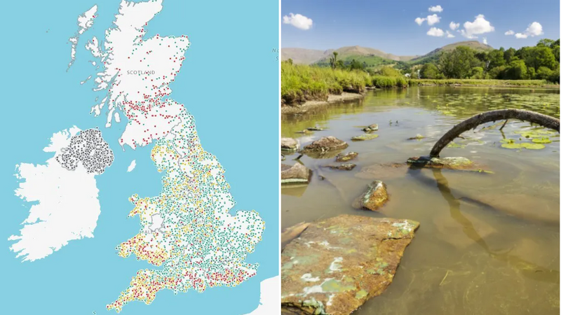 Rain sparks 470 sewage spills across England – and almost half are still active