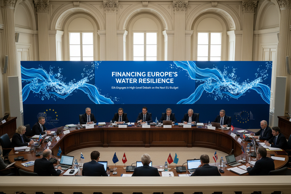 Financing Europe’s Water Resilience: EIA Engages in High-Level Debate on the Next EU Budget
