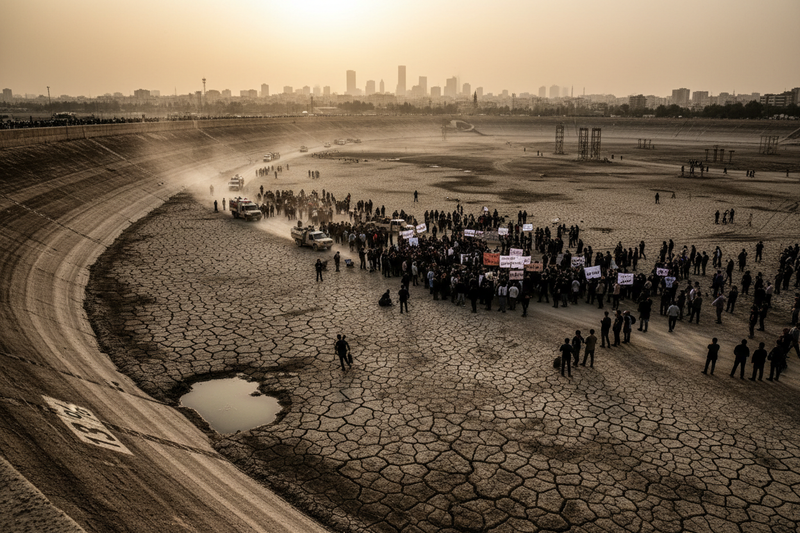 Water Bankruptcy and Political Collapse