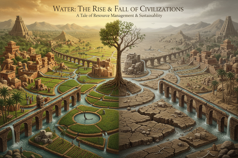 When Civilizations Run Dry: The Timeless Pattern of Irrigation Mismanagement